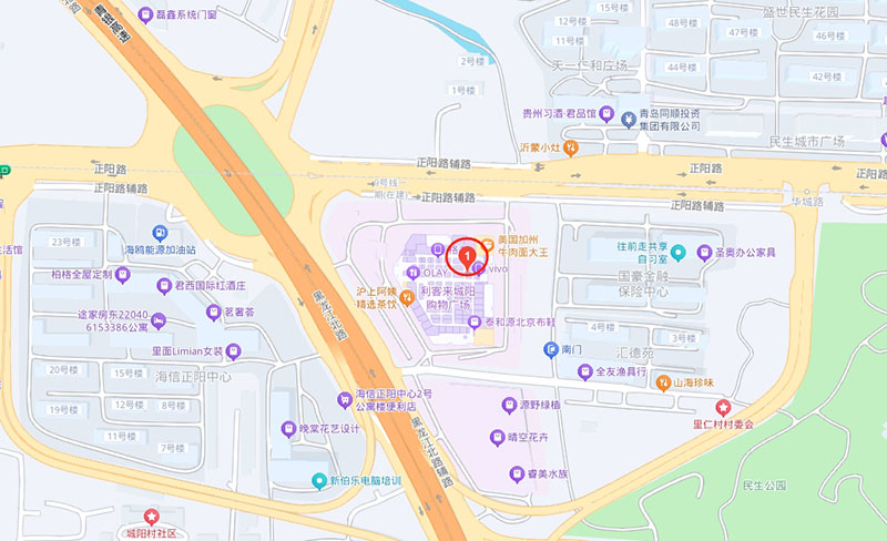 青岛朗阁城阳校区地址位置
